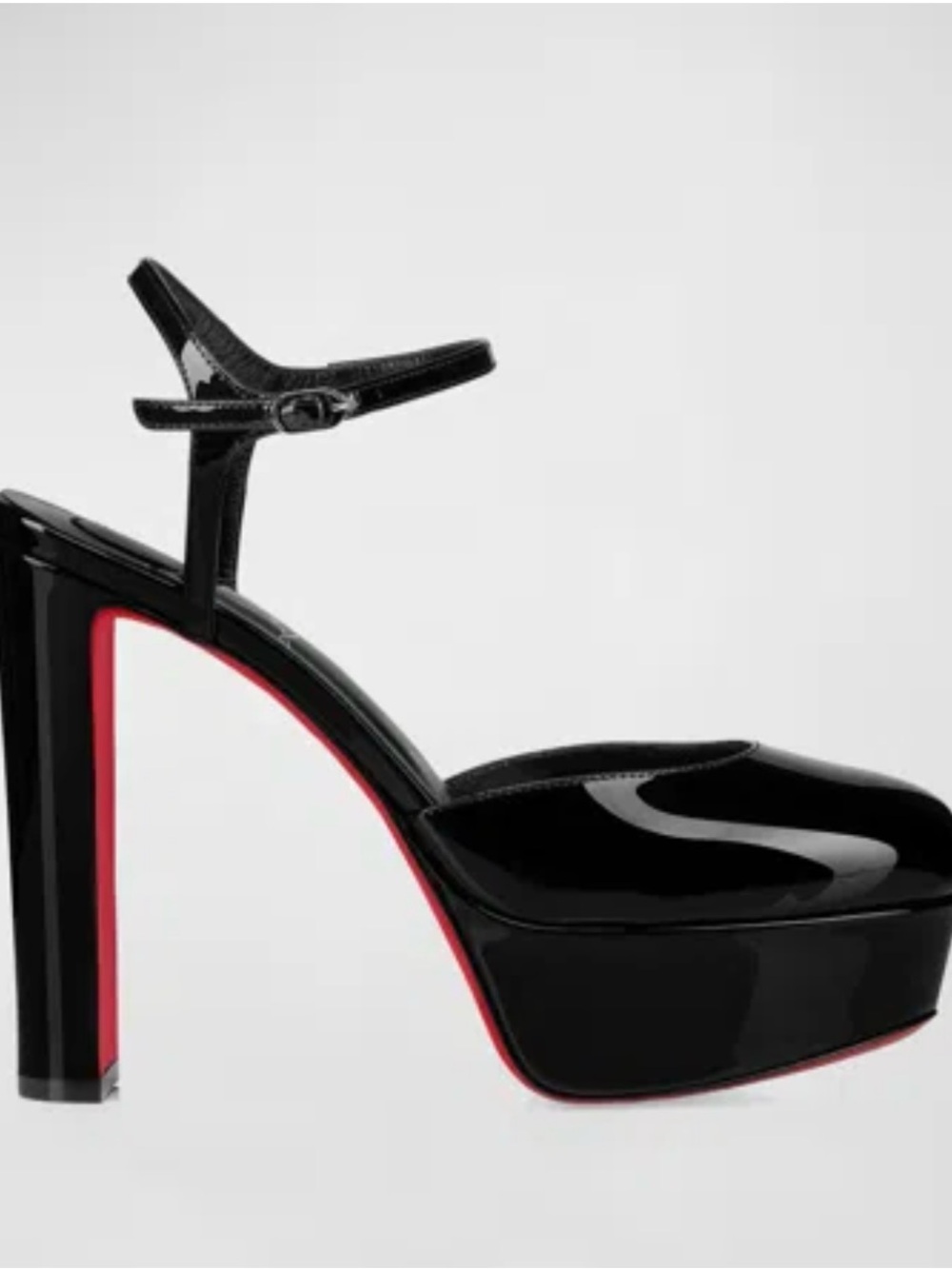 Christian Louboutin Loo Pump 130 Patent Leather in Black